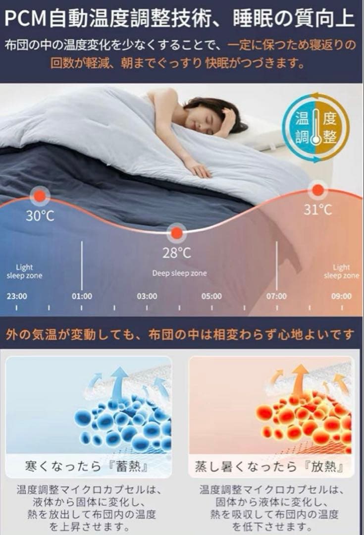 掛け布団 ダブル 210x190cm 洗える 極暖 SEK認証 裏起毛 暖かい