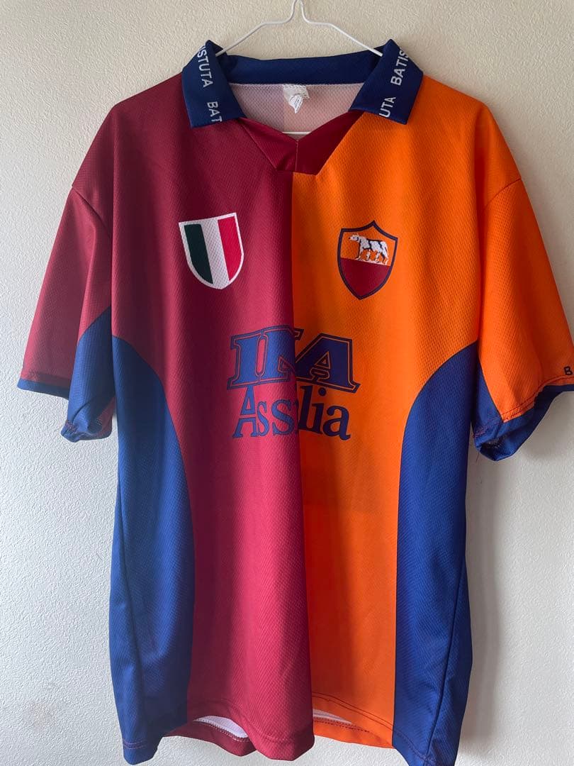 希少レア！AS Roma INA レプリカ サッカージャージ イタリア製XL