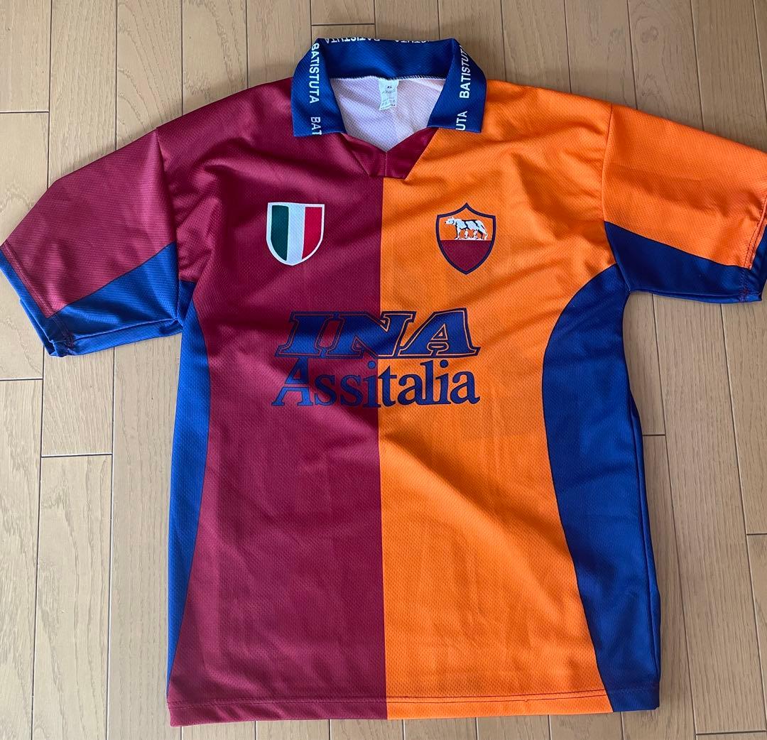 希少レア！AS Roma INA レプリカ サッカージャージ イタリア製XL