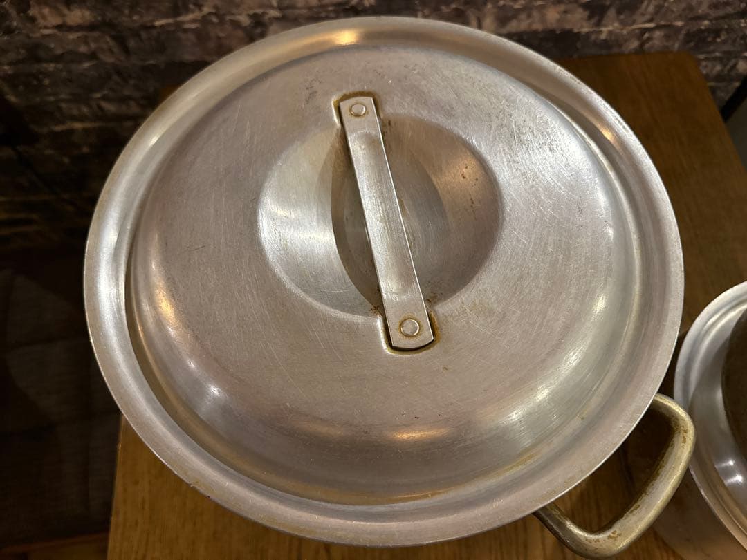 【中古美品】アルミ寸胴約30cm パスタ ラーメン 飲食店 レストラン 本格派