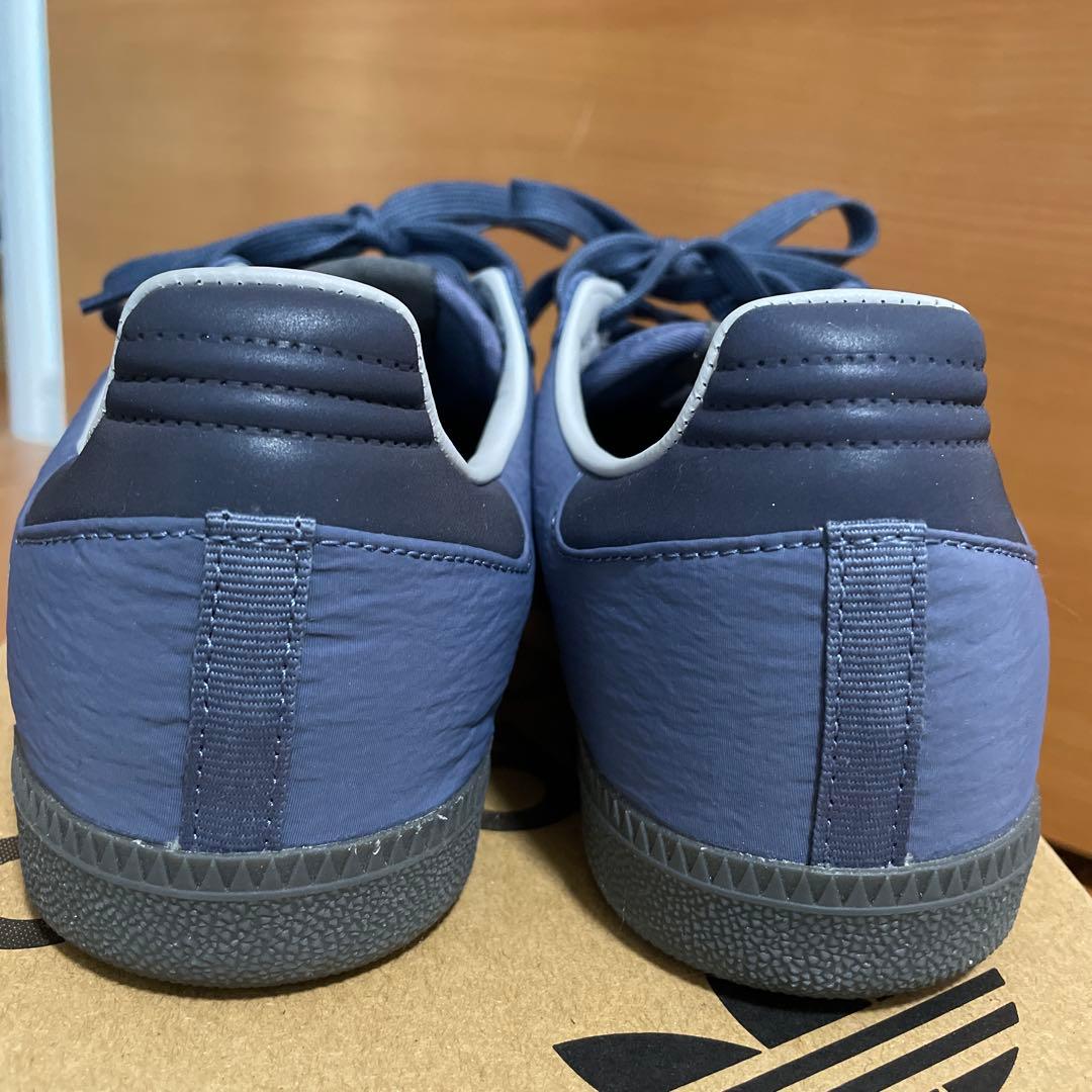 adidas Samba OG グレー/ブルー スニーカー