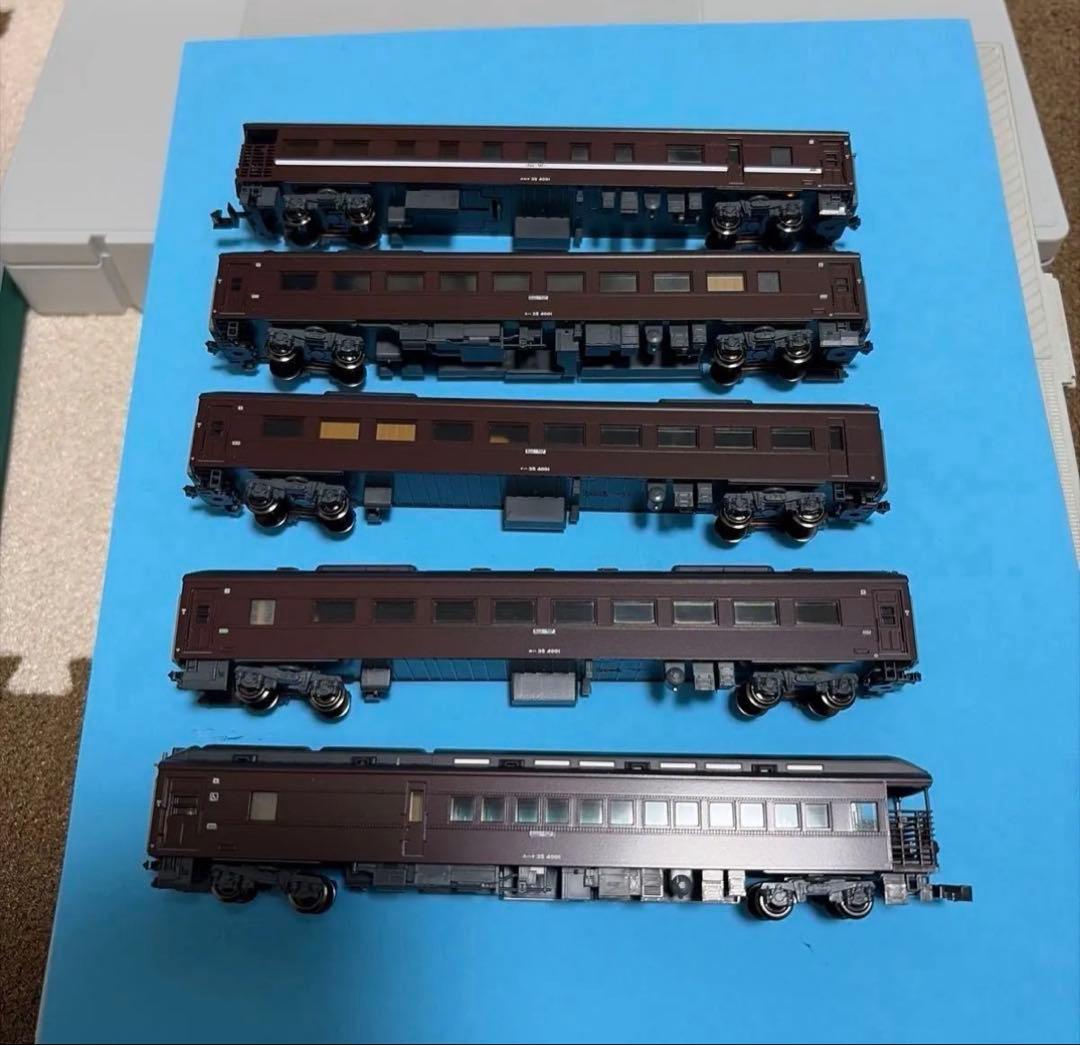 KATO 35系　SLやまぐち号　客車のみ