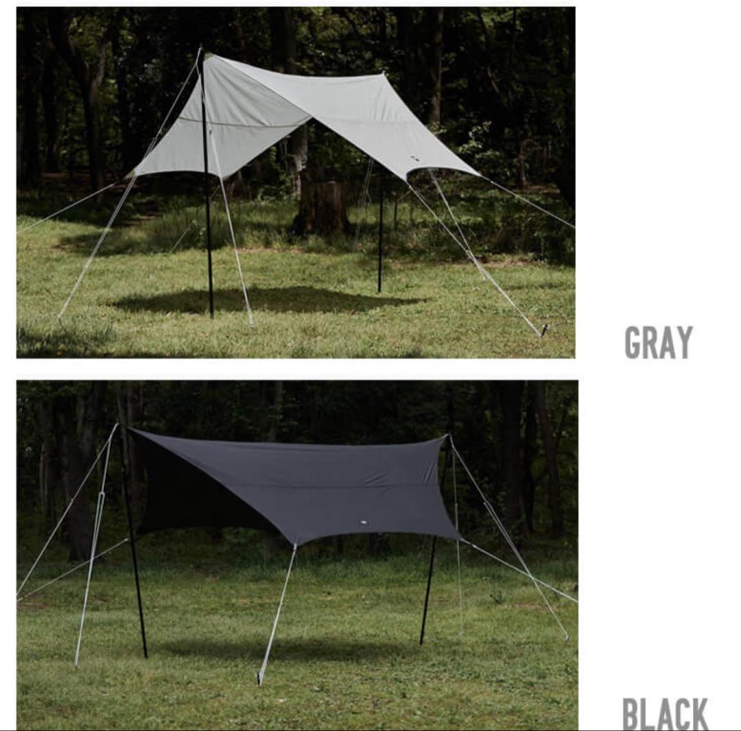 muraco ムラコ HEXA ULTRA タープGREY ポールバッグセット