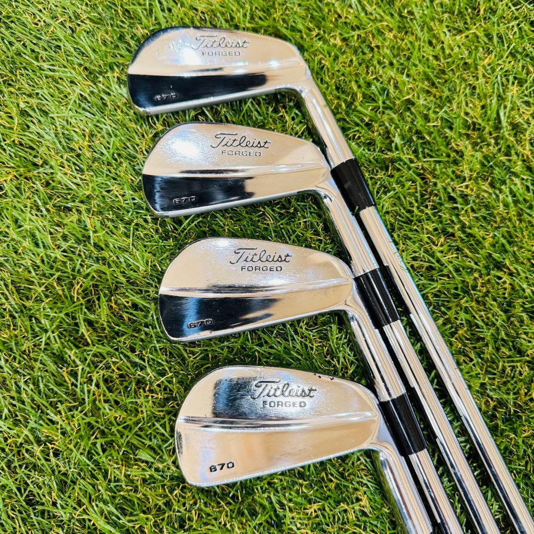 【男性用】タイトリスト 670 FORGED アイアンセット 8本