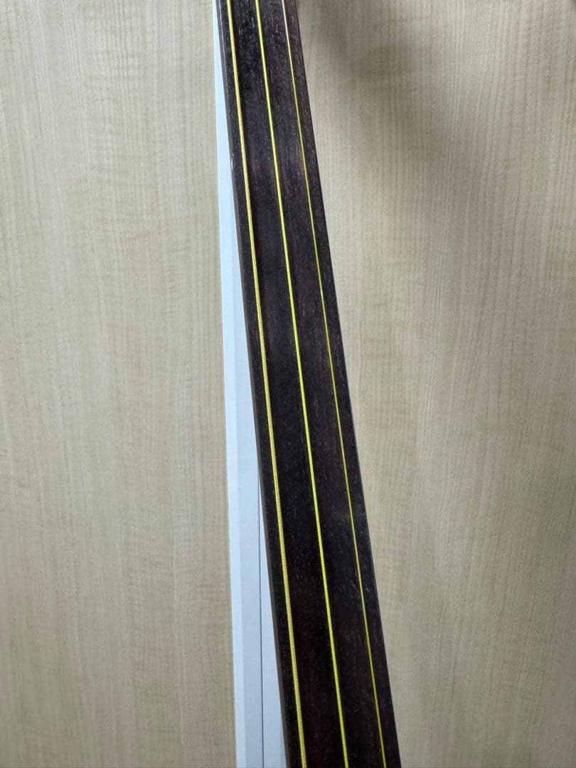 三味線 和楽器 弦楽器 紅木　紫檀 天然素材 破れあり