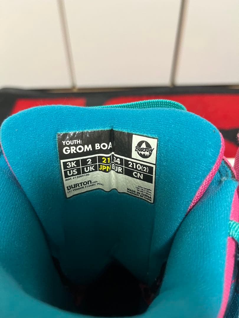 Burton GROM スノーボード ブーツ ビンディング セット 21cm