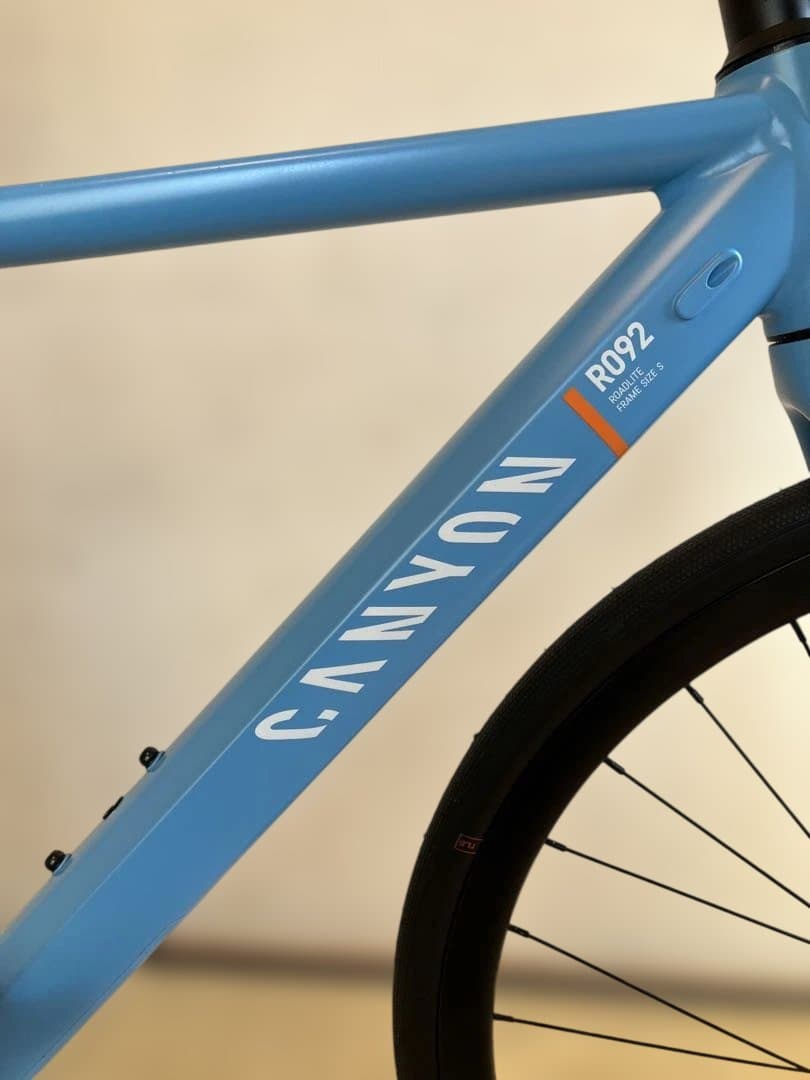 CANYON クロスバイク　水色　Sサイズ