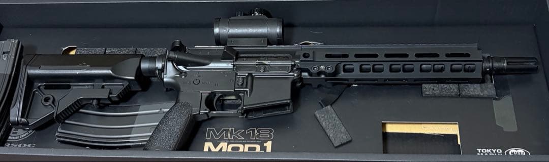 送料込！東京マルイMWS　ガスガン　マガジン３本geissele BCM