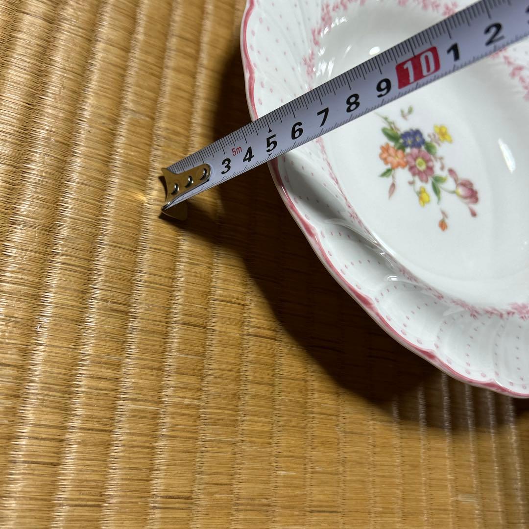 NIKKO ピオニール　花柄陶磁器　4枚　ヴィンテージ　皿　深皿　スープ　カレー