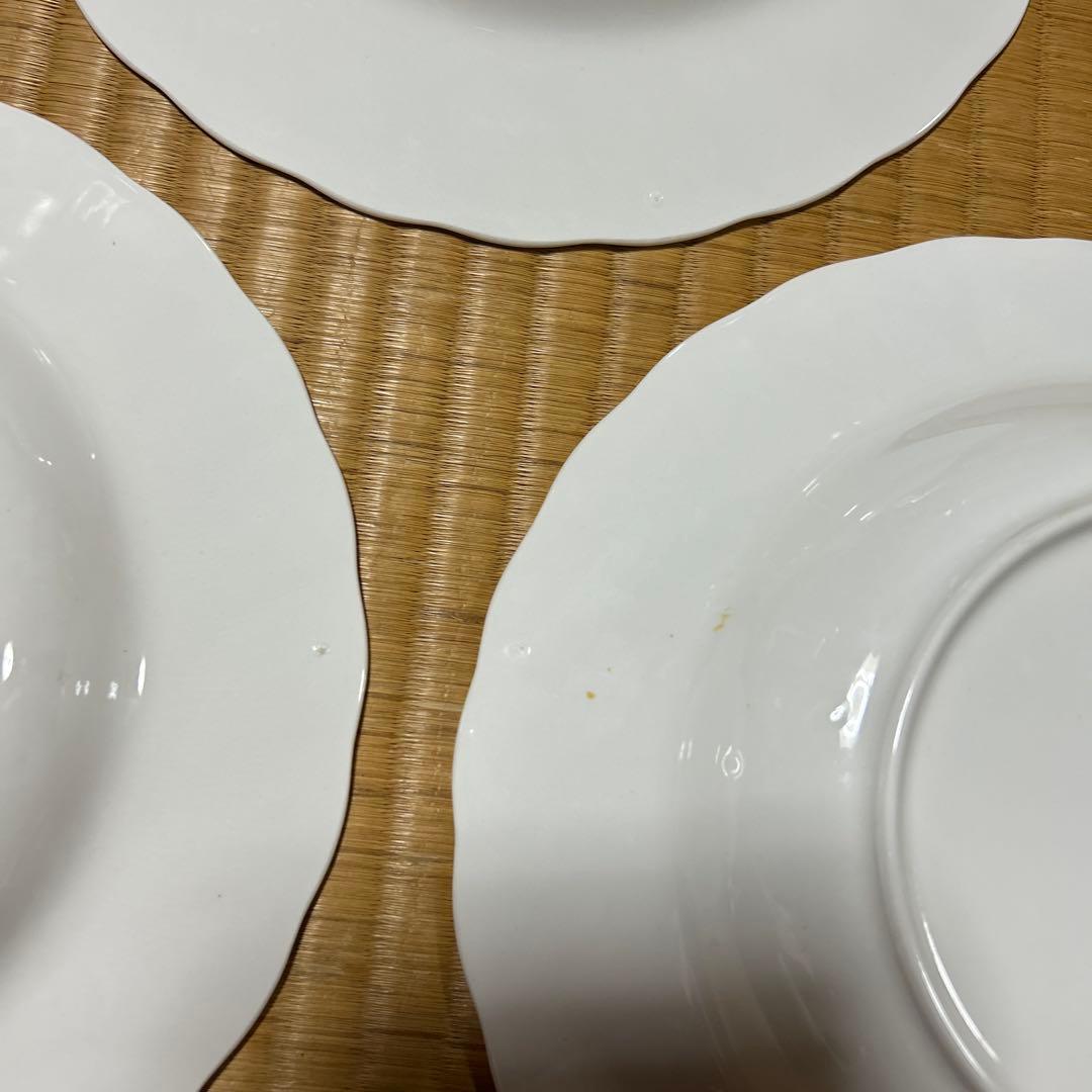 NIKKO ピオニール　花柄陶磁器　4枚　ヴィンテージ　皿　深皿　スープ　カレー