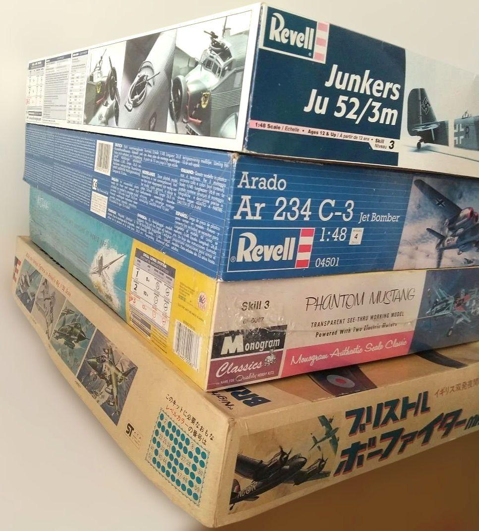 パ*ン様 Revellなど航空機プラモデル4点セット