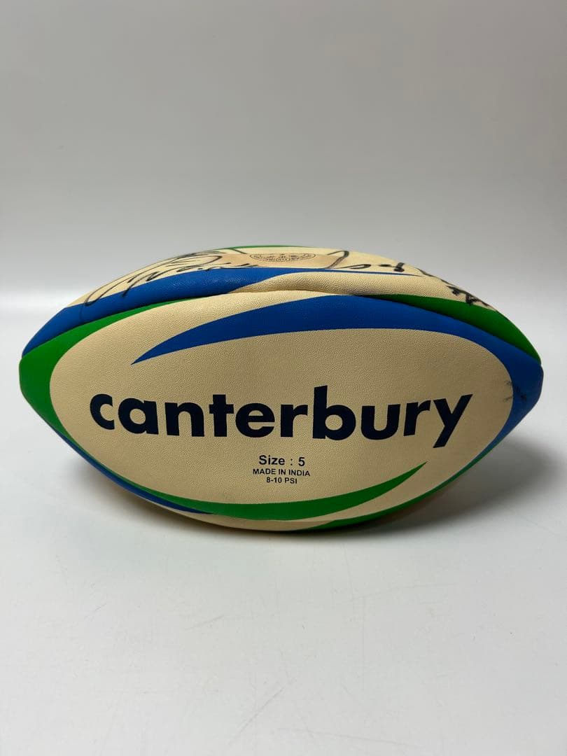 Canterbury カンタベリー　ラグビーボール　サイン入り　サイズ 5