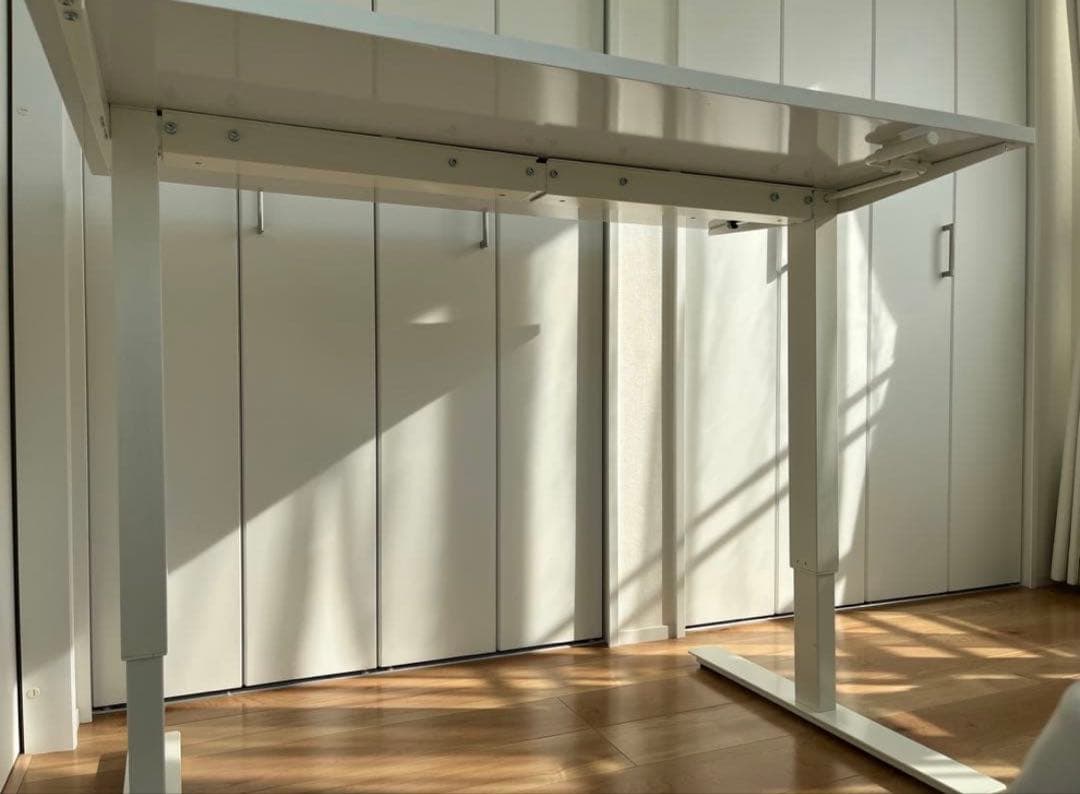 【最終価格】昇降式デスク　IKEA TROTTEN トロッテン　ホワイト