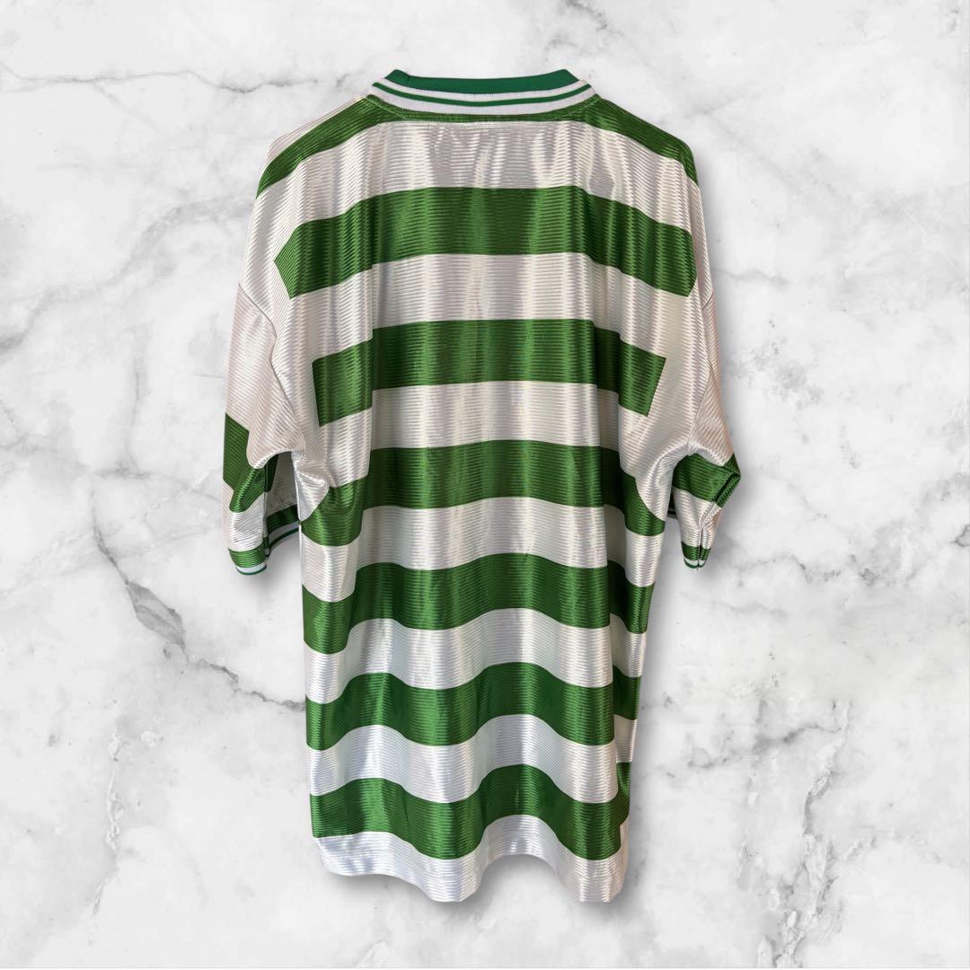 【極美品】00s UMBRO セルティックFC ユニフォーム ntl ボーダーL