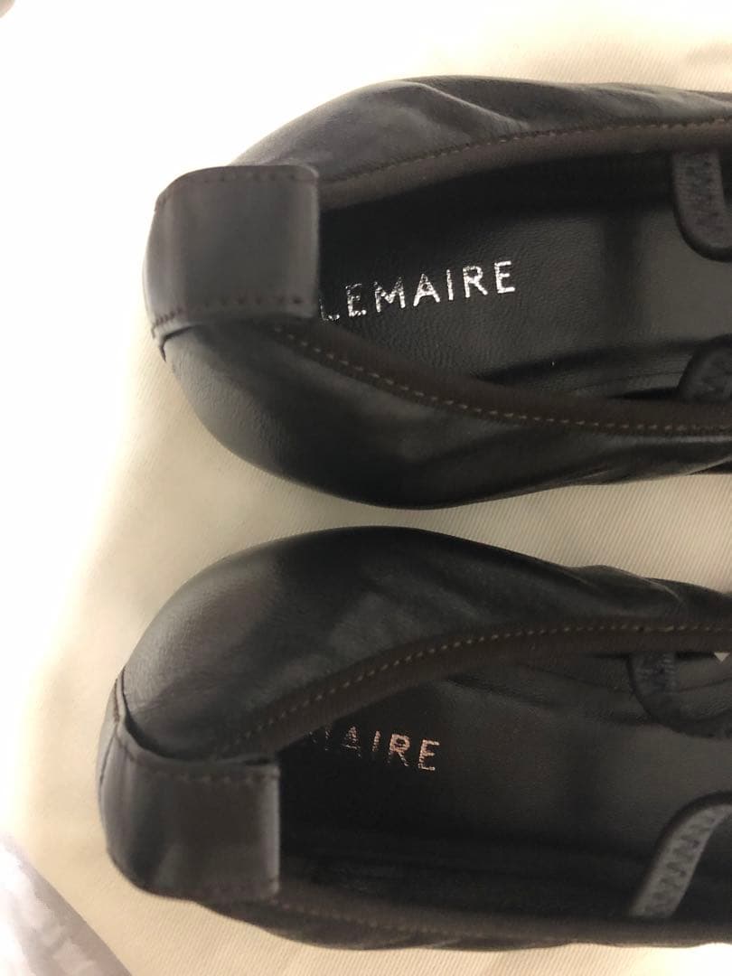 LEMAIRE 24FW スクエアフラット バレエシューズ