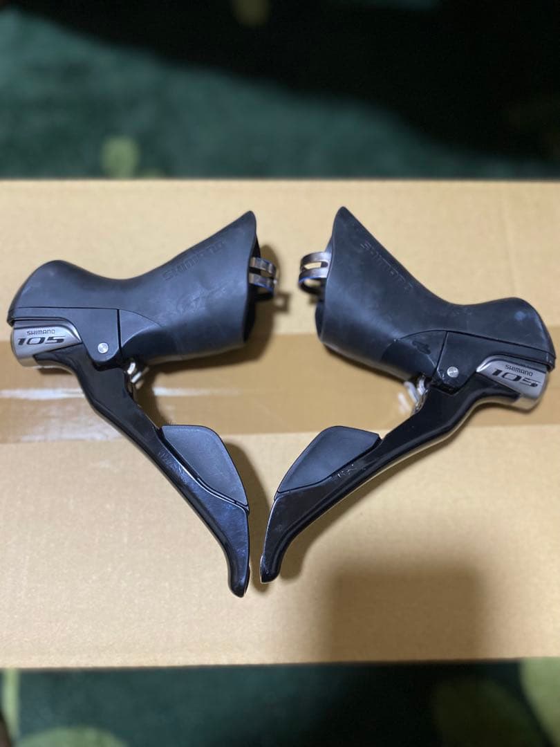 Shimano 105 シフター ペア ブラック
