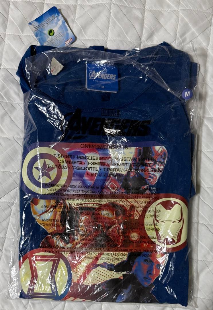 【新品タグ付/限定】アベンジャーズ エンドゲーム 公式Tシャツ オリジナル6 M