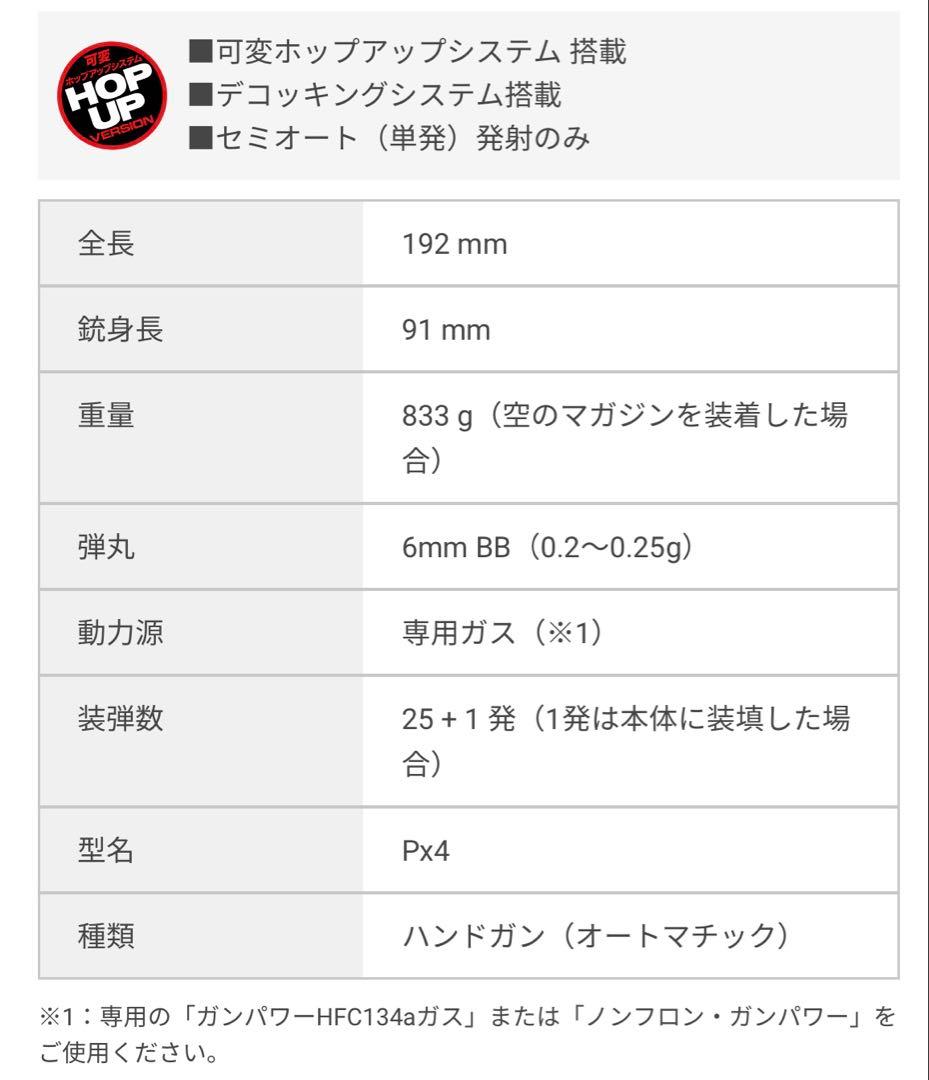 ガスガン　サバゲー　東京マルPX4