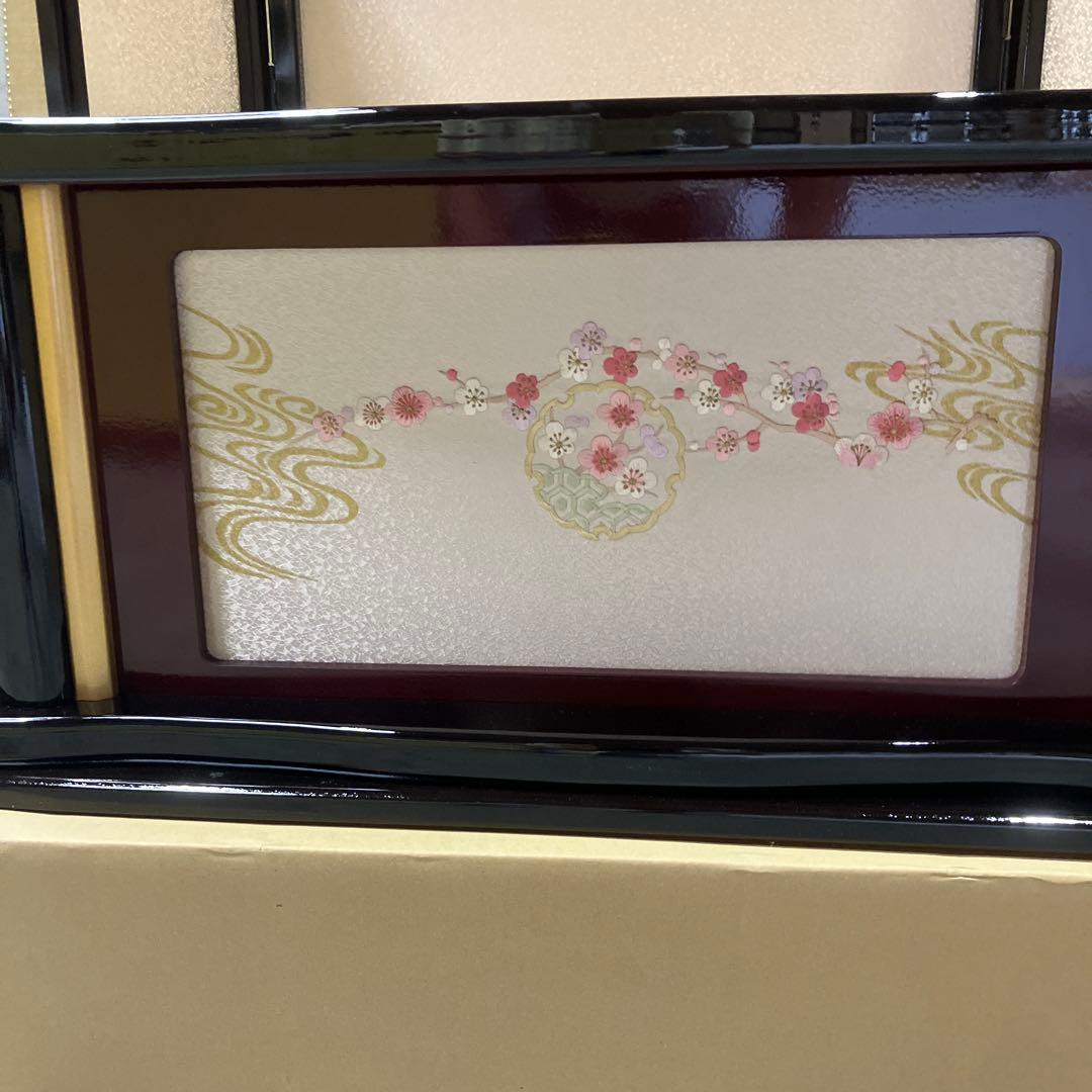 ワイン塗り刺繍収納セット