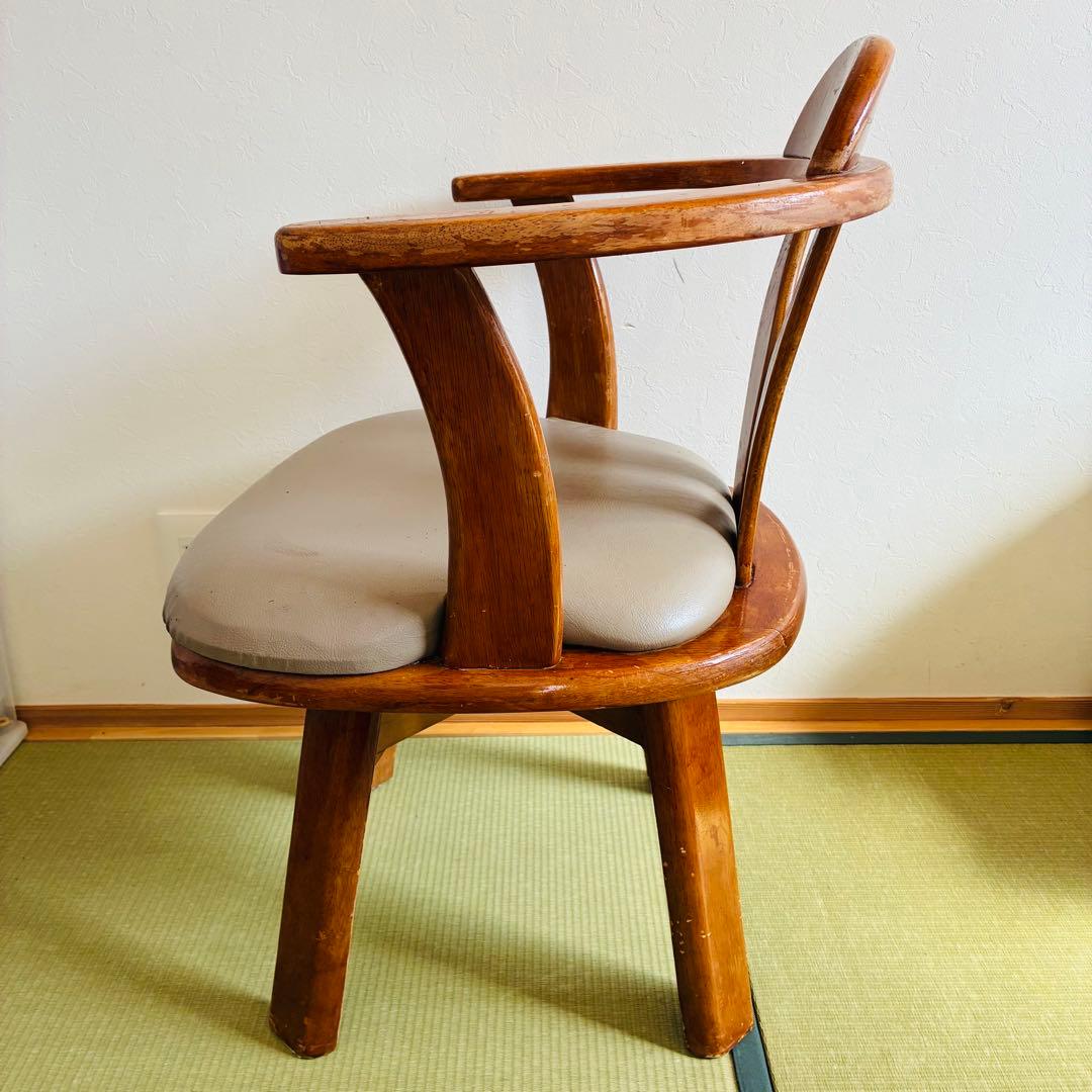 TOKYO PARAWOOD ダイニングチェア 回転 木製チェア 昭和レトロ