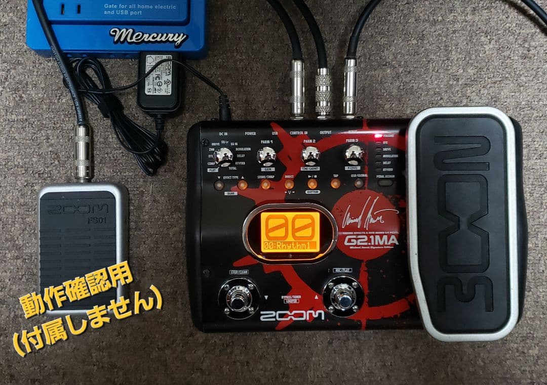 ZOOM G2.1 MA 純正アダプター付き Michael Amott 動確済