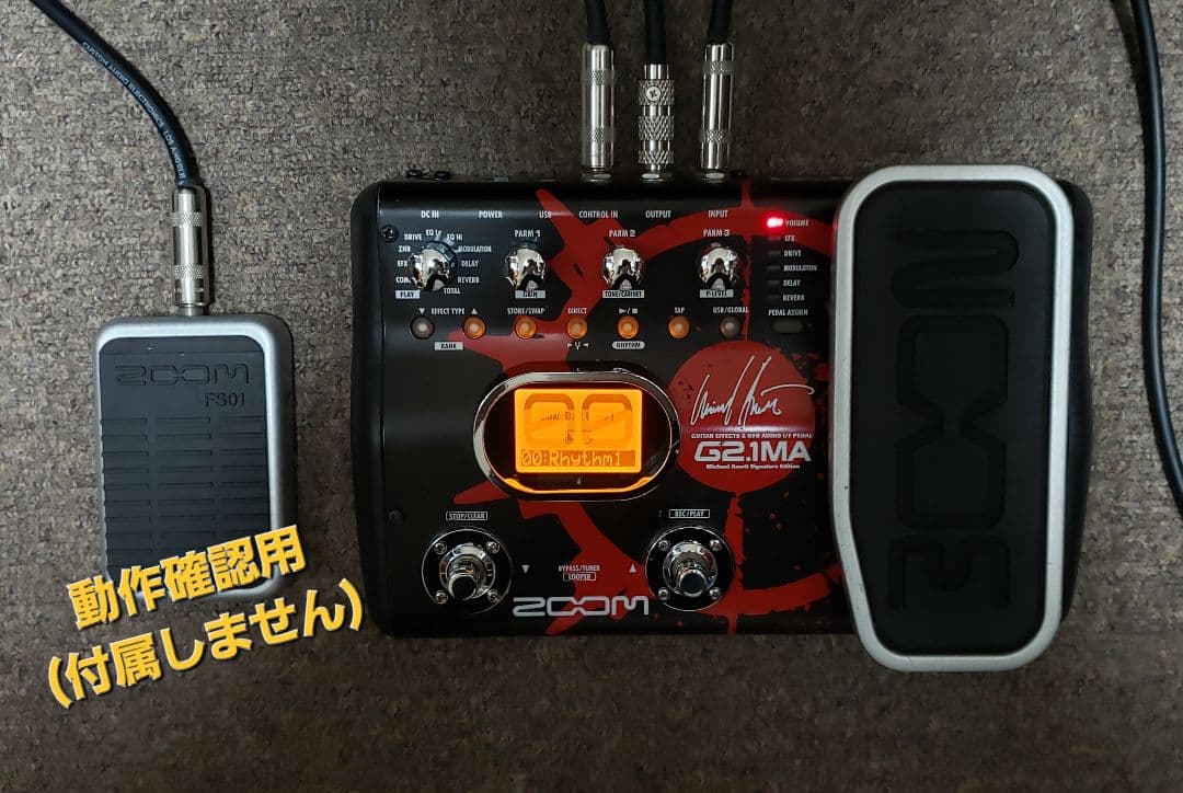 ZOOM G2.1 MA 純正アダプター付き Michael Amott 動確済
