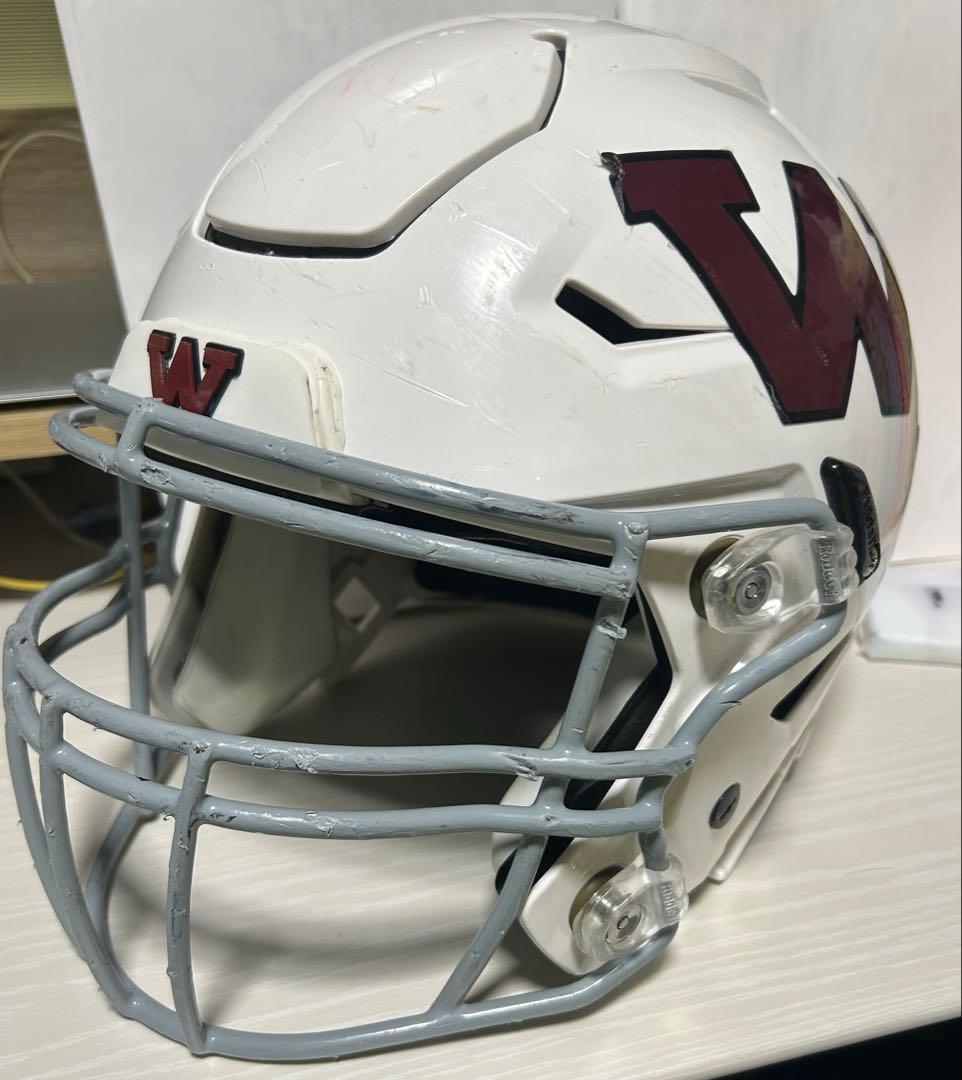 早稲田　アメフト　ヘルメット【riddell speed flex】