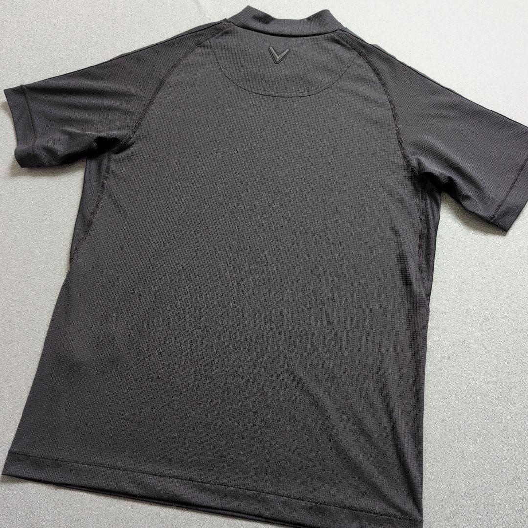 【極美品】キャロウェイゴルフ　速乾軽量モックネックシャツ半袖　L