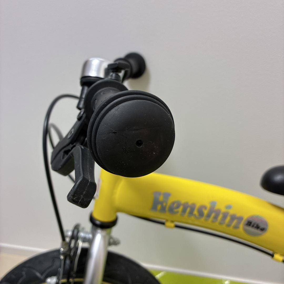 へんしんバイク　イエロー 幼児用自転車　【チェーンペダル類未使用】 ストライダー