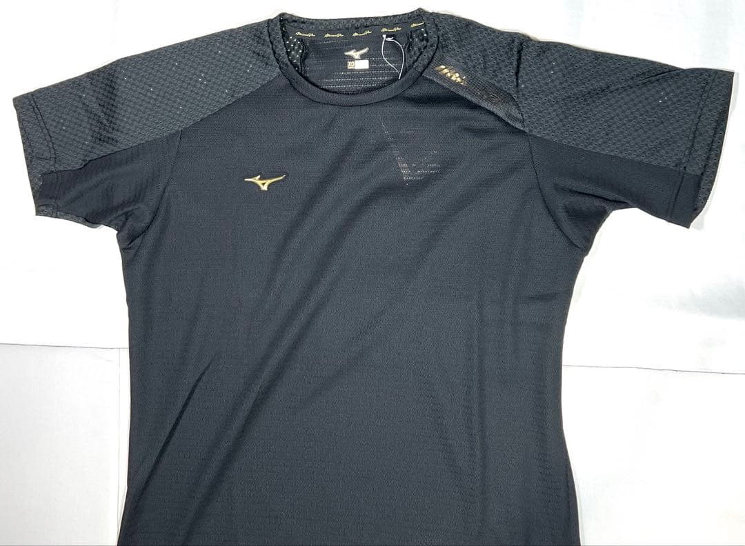 【ミズノプロ】 直営店限定 クーリングTシャツXO ブラック 12JACT82