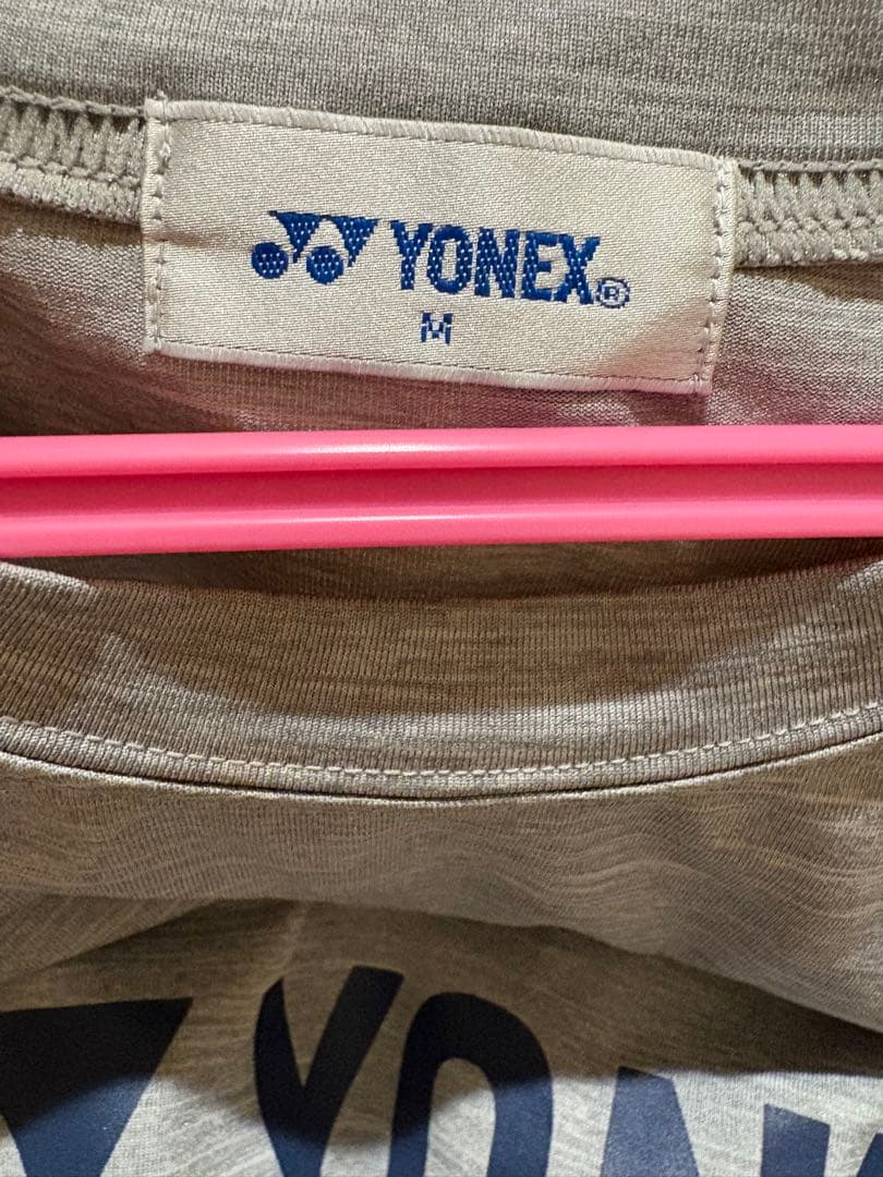 YONEX サイン入りグレーTシャツ