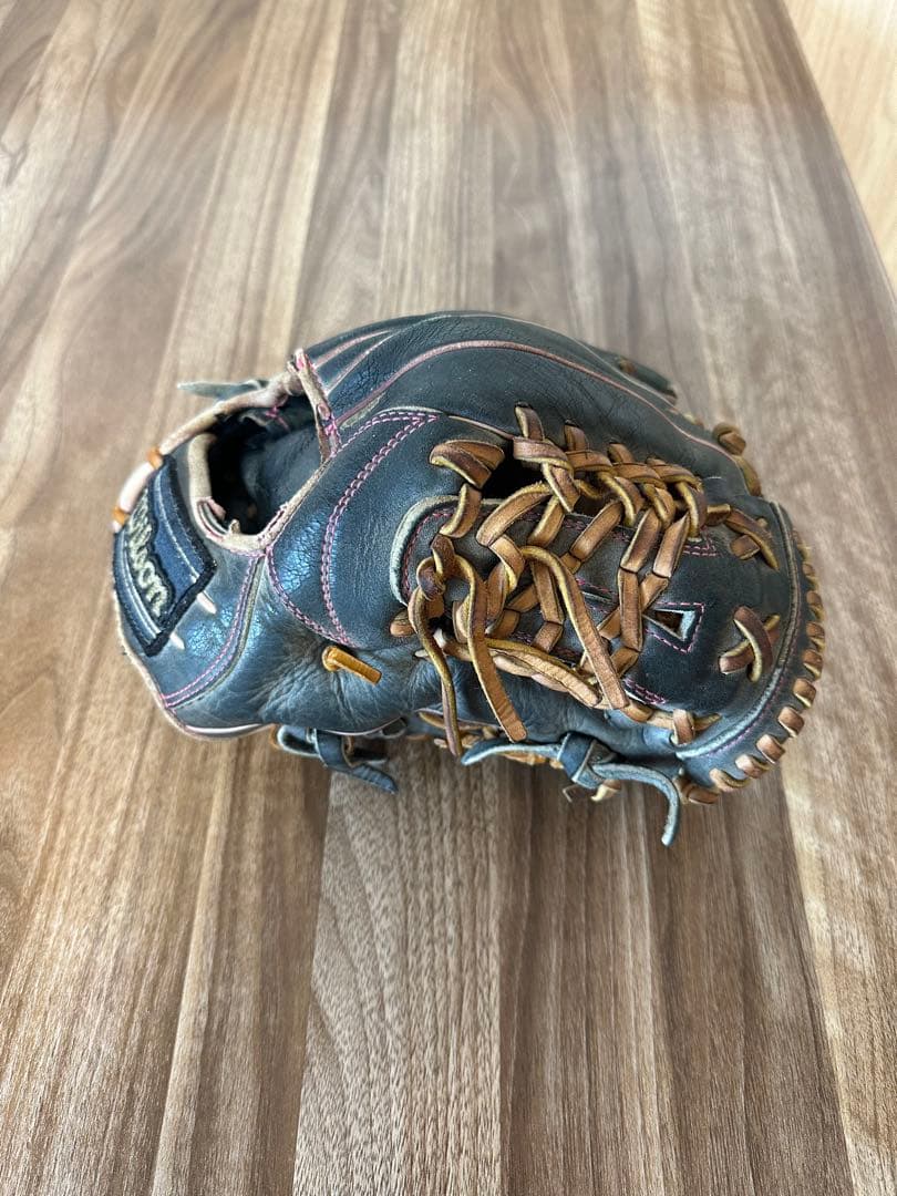 Wilson 軟式グローブ 黒 野球 少年用