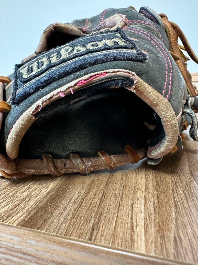 Wilson 軟式グローブ 黒 野球 少年用