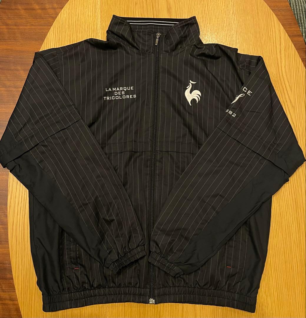 Le Coq Sportif ストライプジャケット　ウィンドブレーカー　LL