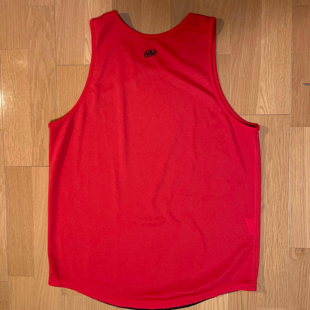 ballaholic レッド／ブラック リバーシブルタンクトップ　Lサイズ
