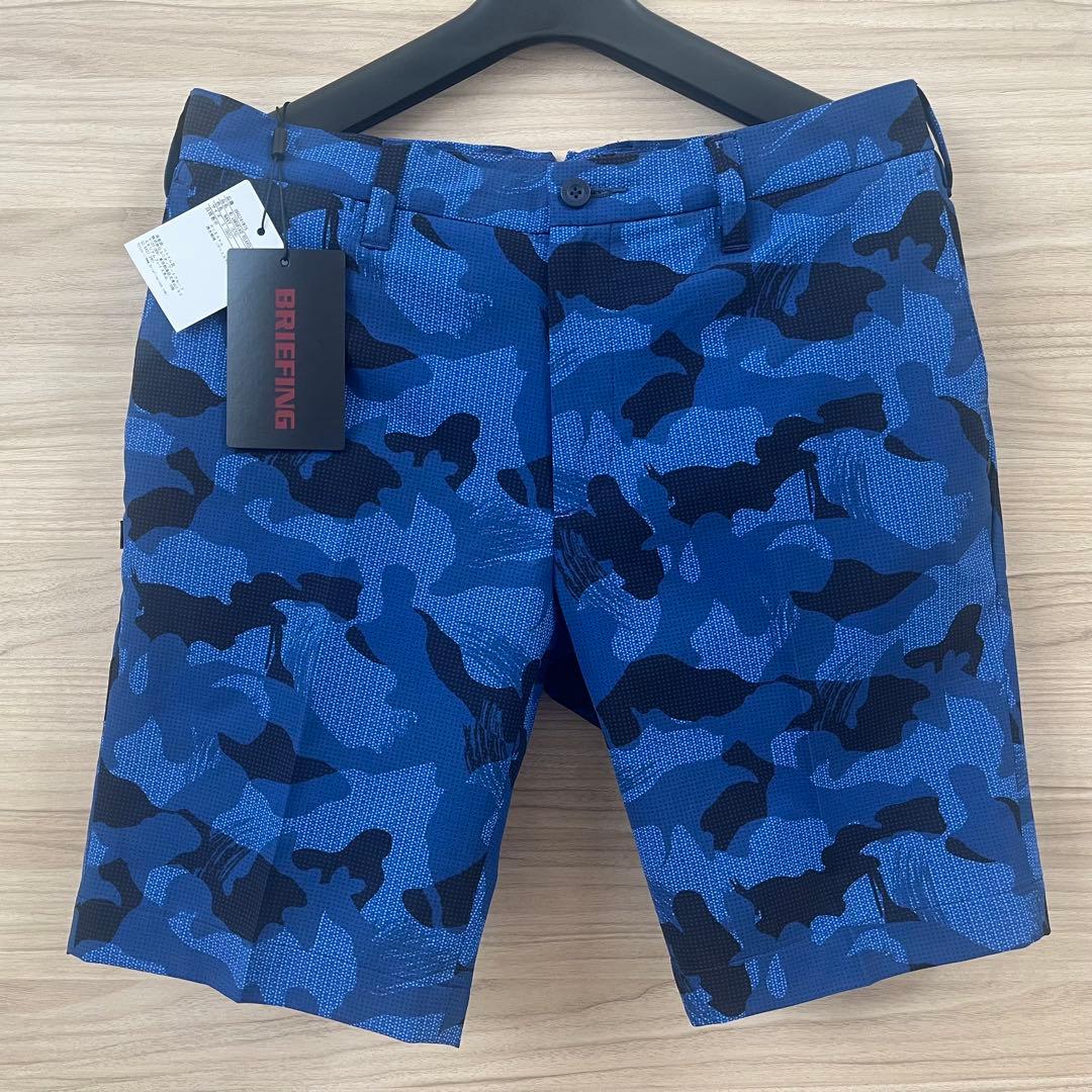 新品★27,500円 BRIEFINGゴルフショートパンツ カモフラ メンズS