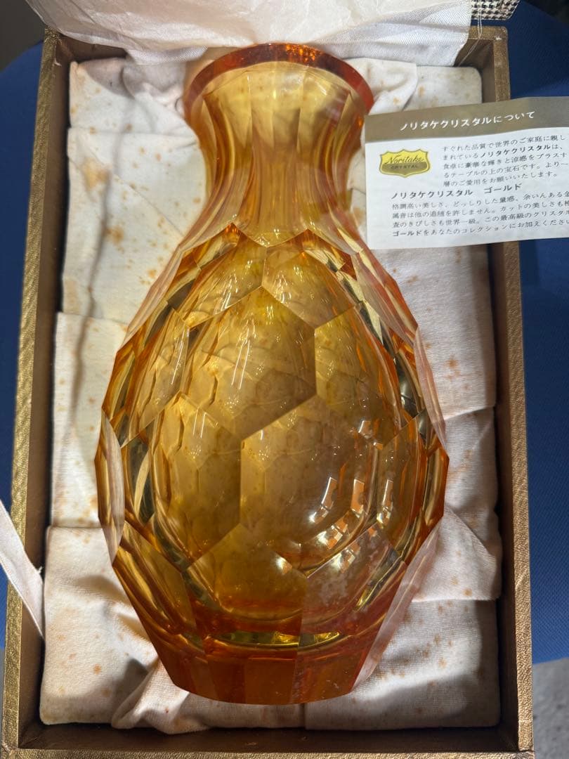 ⚫️ ノリタケクリスタル製品 花瓶 最高級品 希少