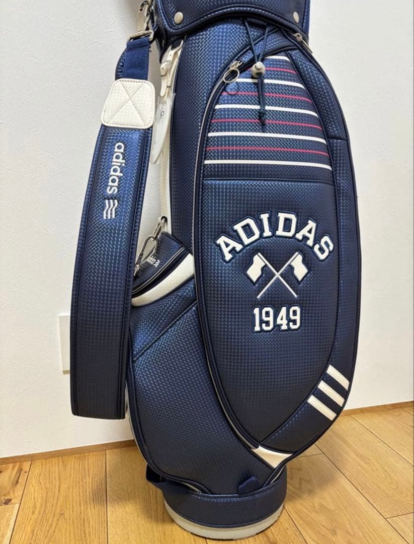 【美品】adidas ゴルフバッグ レディース ネイビー