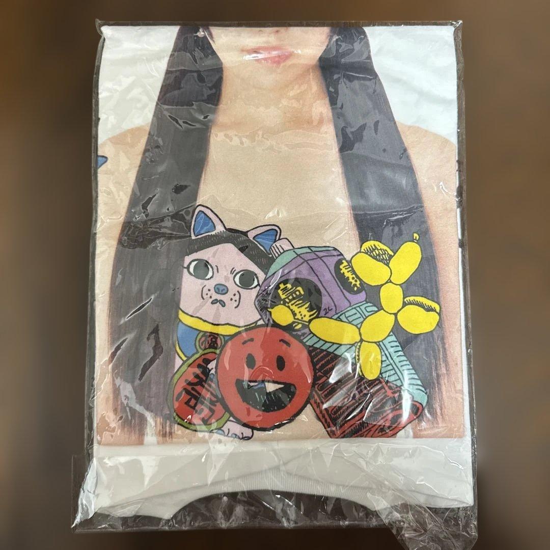 四方あゆみ×原田ちあき×相沢梨紗 フォト×イラストTシャツ　XL