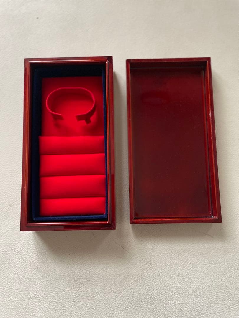 螺鈿細工 宝石箱 腕時計 ・ ジュエリーボックス 財宝発見図 中古美品