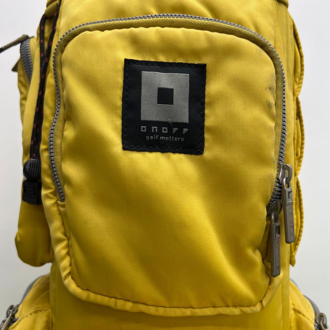 ONOFF オノフ キャディバッグ 9インチ　イエロー