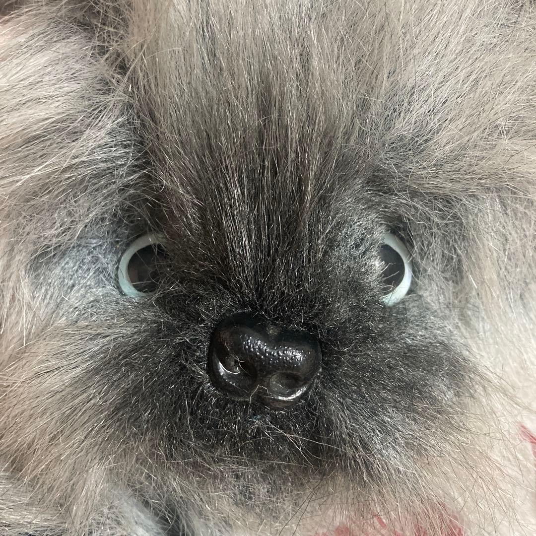 昭和レトロ　ヴィンテージ 株エルフ　犬　大きなぬいぐるみ　中古品