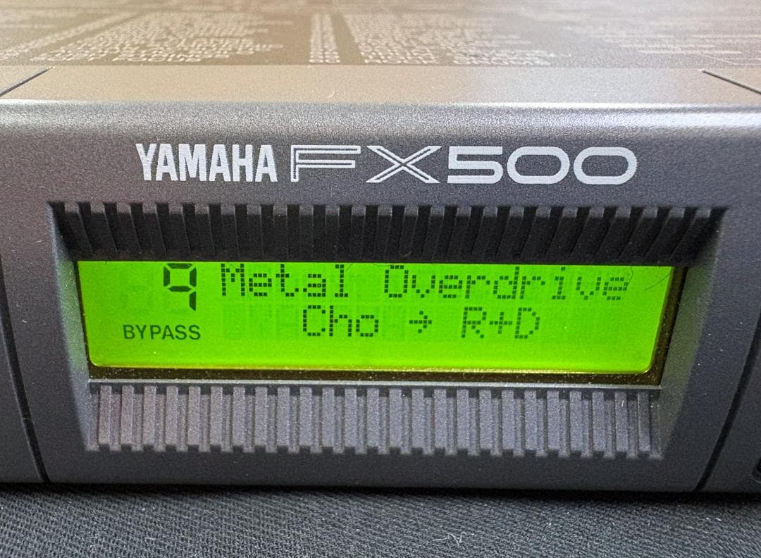 YAMAHA FX500 シミュレーションエフェクトプロセッサー