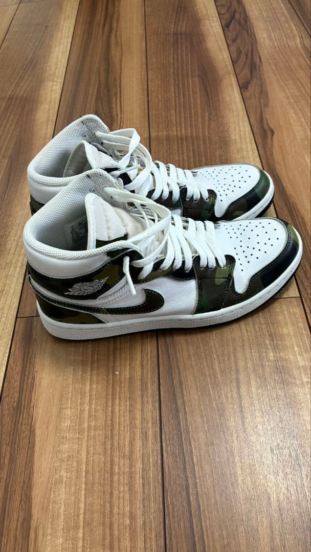 Air Jordan 1high ホワイト/カモフラージュ 26cm ゴルフ