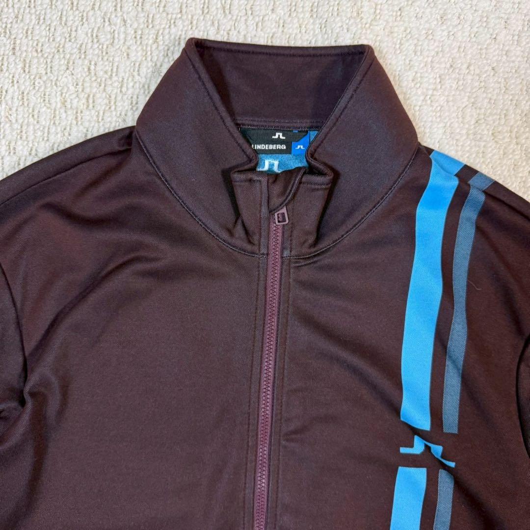 J.LINDEBERG ジャケット ゴルフウェア ブラウン L