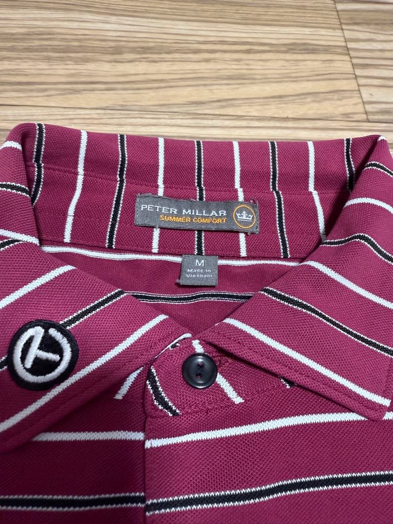 Scotty Cameron ポロシャツ 赤紫 ストライプ