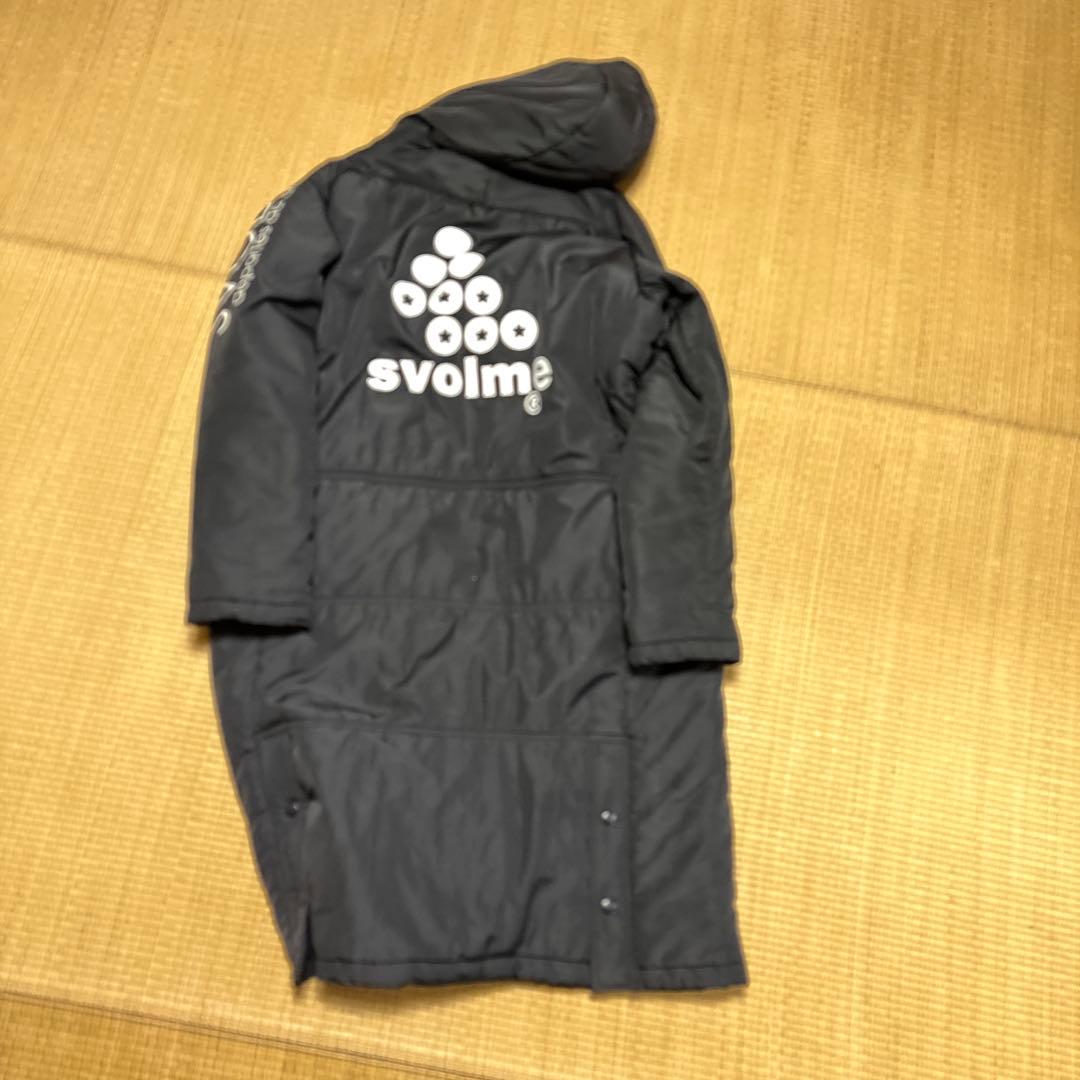 svolme ベンチコート ネイビー フード付き