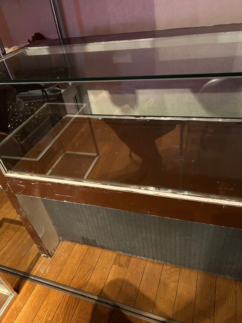 ヴィンテージ glass shelf