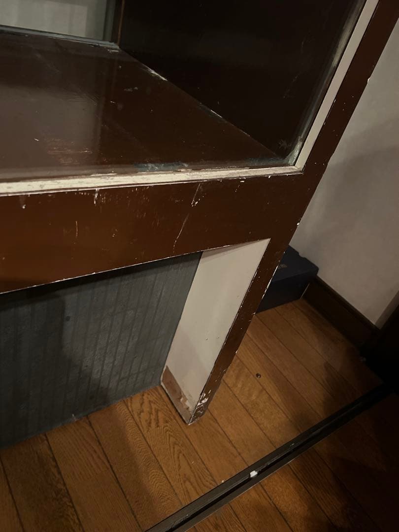 ヴィンテージ glass shelf