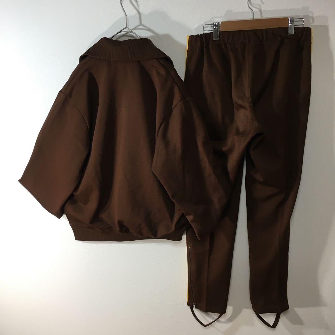 【個性派古着】ミズノ　ジャージ上下　セットアップ　ワッペン付き　メッシュ素材　O